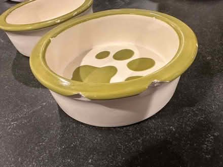 Photo of free Ceramic dog food and water bowls (Winchester MA) #2