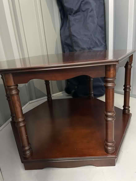 Photo of free Coffee table HEXAGON - dark wood (Emlyn Gardens W4) #2