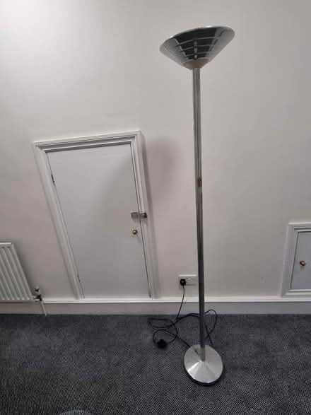 Photo of free 2 Chrome floor lamps (NW2) #2
