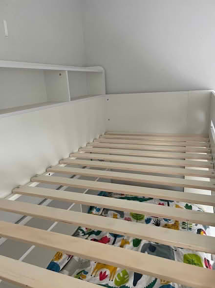 Photo of free Childs bunk bed frame with shelves (Stubbington PO14) #2