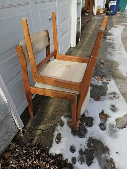 Photo of free Vintage teak chairs (60302) #1