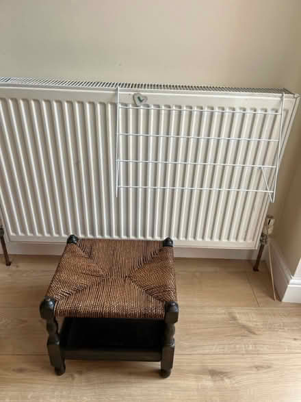 Photo of free Wooden stool with wicker top (S7 Sharrow) #1