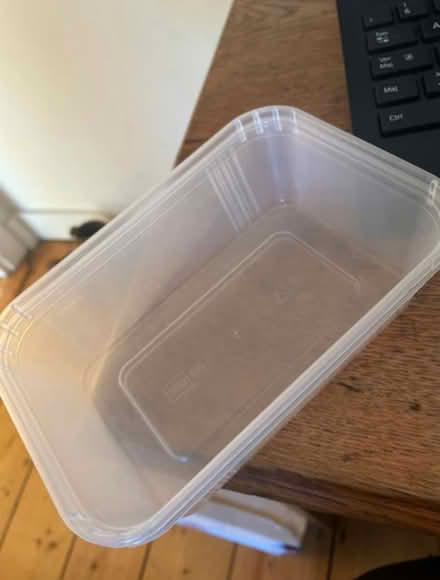 Photo of free x5 Plastic food containers (Marino) #2