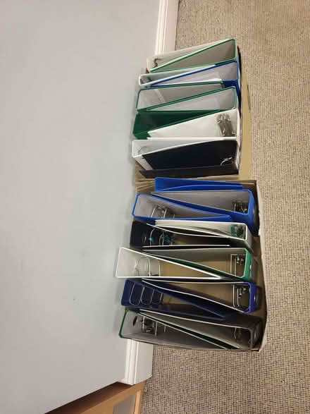 Photo of free Approx. 20 used lever arch/A4 folders (Cheadle SK8) #1