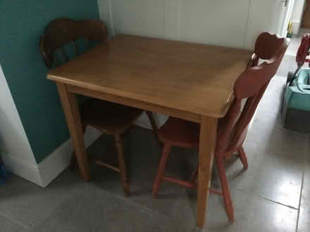 Photo of free Small table and two chairs (SY4) #1
