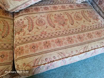 Photo of free Sofa, chair and storage footstool (Whiteway GL6) #4