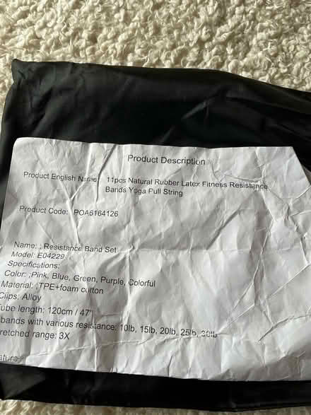 Photo of free Resistance bands for yoga (Minchinhampton GL6) #2