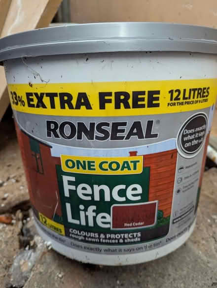 Photo of free Fence paint -red cedar (Hunmanby) #1