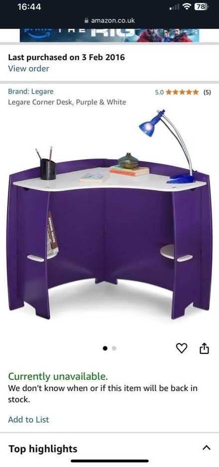 Photo of free Desk (Dunfermline KY12) #2