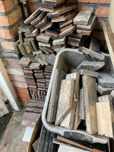 Photo of free Quantity of solid wood blocks for flooring (Cyncoed CF23) #1