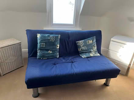 Photo of free Blue Futon Sofa Bed (TW1) #1