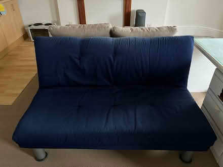 Photo of free Blue Futon Sofa Bed (TW1) #2