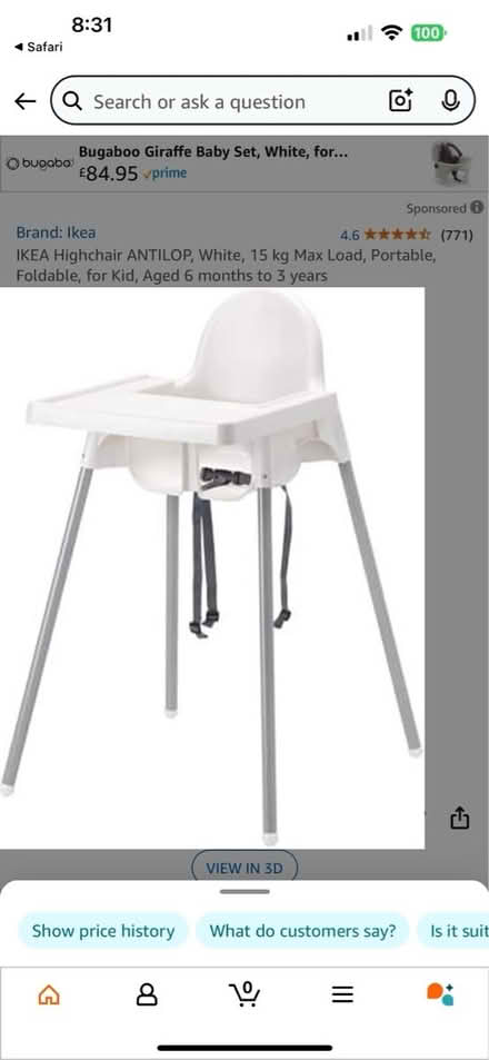 Photo of free IKEA hug chair (DE4 3et) #1