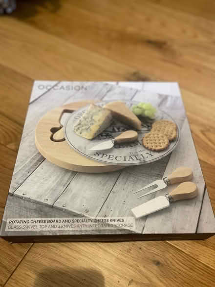 Photo of free Rotating cheese board and cheese knives (Merton SW19) #1