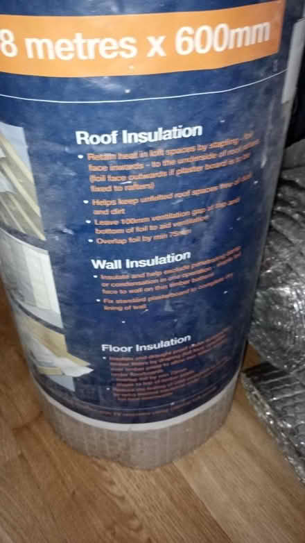 Photo of free Thermal insulation foil (Deckham NE9) #1