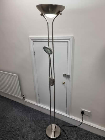 Photo of free 2 Chrome floor lamps (NW2) #1