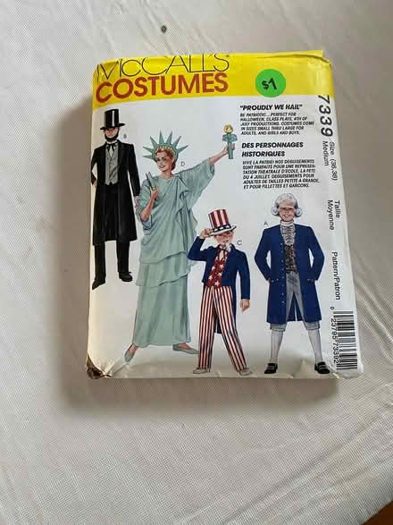 Photo of free Costume pattern (East side of Columbia) #1