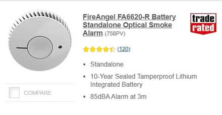 Photo of free Smoke Alarm (DA13) #1