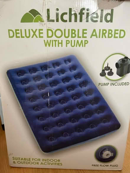 Photo of free Double Air Bed with pump (Highbury Barn N5) #3