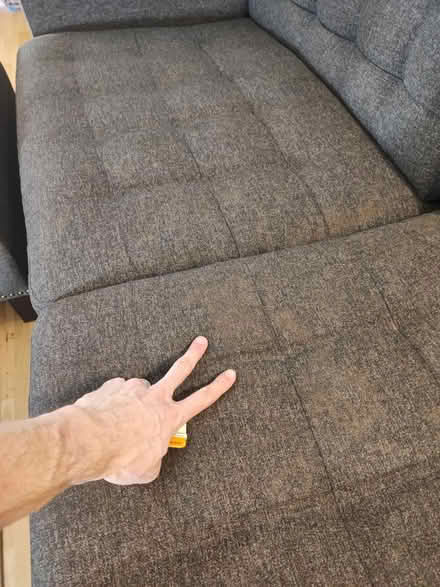 Photo of free IKEA Landskrona 3-seater grey sofa (Danderhall) #3