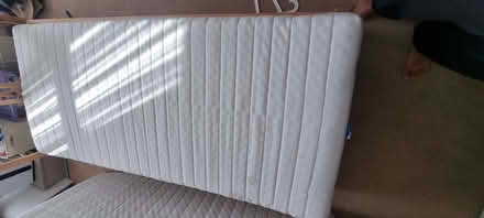 Photo of free Pine single bed from ikea and have 2 single mattresses. (Thornton Heath CR7) #1