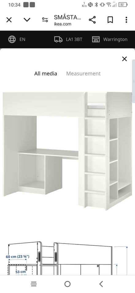 Photo of free IKEA loft bed frame (Moorlands LA1) #1