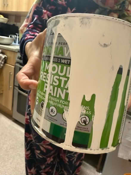 Photo of free White mould resistant paint (Hackney Downs E5) #1