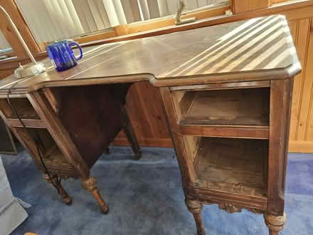 Photo of free Vintage desk on wheels (60302) #1