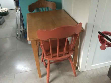 Photo of free Small table and two chairs (SY4) #2