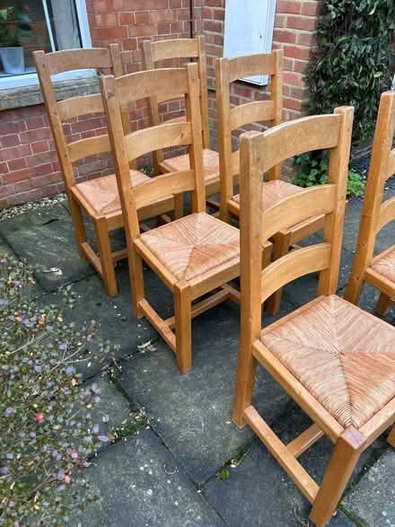 Photo of free Set of 6 pine ladderback chairs (Norton Fitzwarren TA2) #3