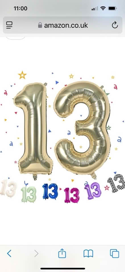 Photo of free Number balloons - 13 & 16 (CR2) #1