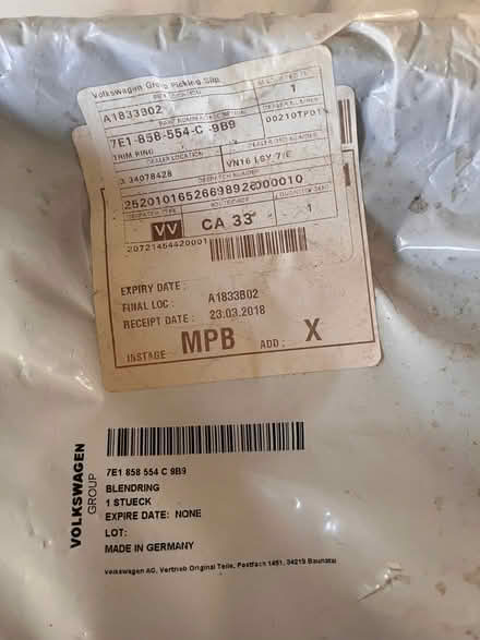 Photo of free Wing mirror surround for VW Van (Clifton CA10) #2