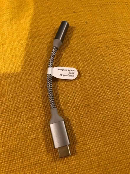 Photo of free USB C to headphone jack dongle (Stroud GL5) #1