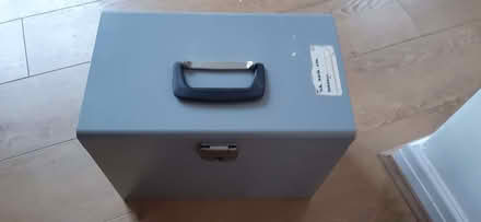 Photo of free 4 metal filing boxes with filing hangers (Overslade CV22) #3