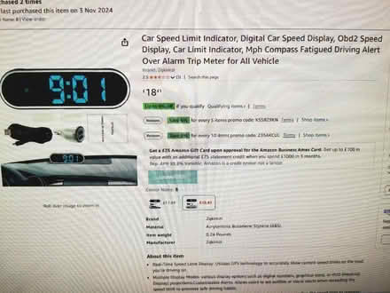 Photo of free GPS Car digital speedometer (The Nurserylands TW12) #2