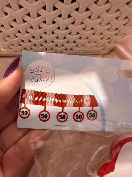 Photo of free 50 garland decoration for birthday (Hackney Downs E5) #2