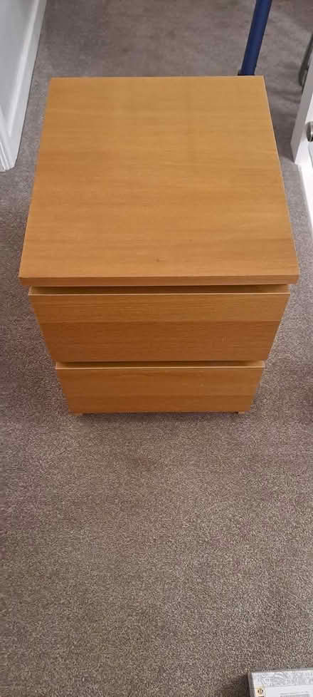 Photo of free Ikea Malm 2 drawer chest - Brown (Pratts Bottom) #1