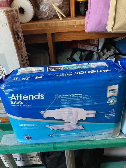 Photo of free Attends Briefs (M) 2 x 24 packs (Sunnyvale CA) #2