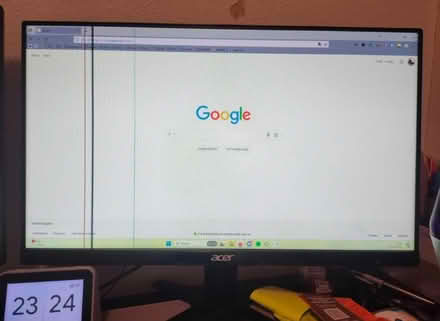 Photo of free Acer 24 inch monitor (damaged) (Hackney Downs E5) #1
