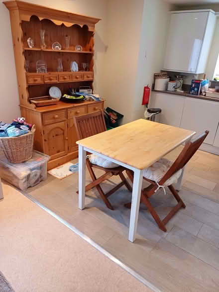 Photo of free 2 wooden garden chairs (Pangbourne RG8) #1