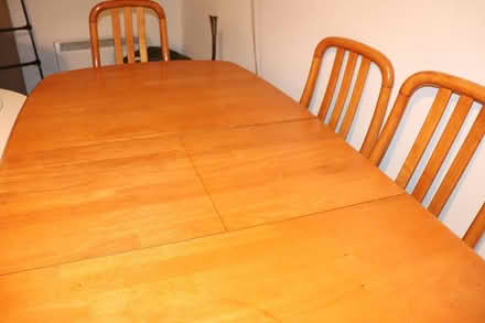 Photo of free Extendable dining table + 4 chairs (Dublin 8) #4
