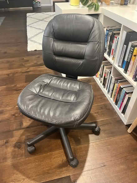 Photo of free Leather desk chair (Mid Beacon Hill) #1