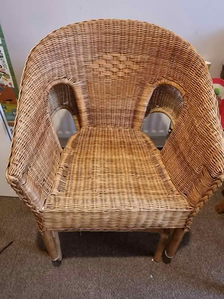 Photo of free 2x Ikea rattan chairs (West End/Haymarket EH11) #1