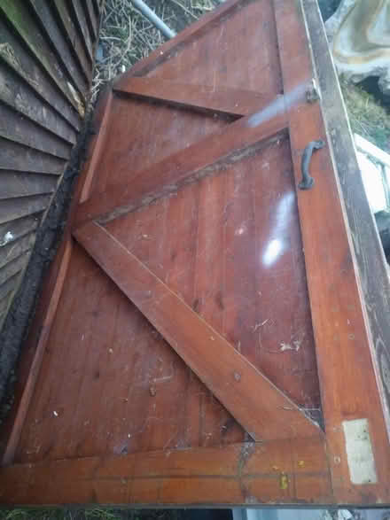 Photo of free Pairs of wooden garage doors (Dovercourt) #1