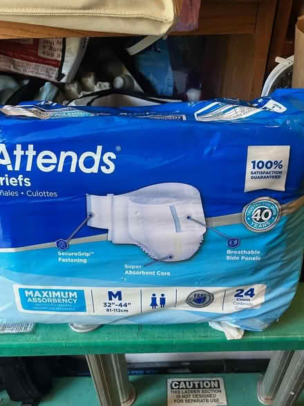 Photo of free Attends Briefs (M) 2 x 24 packs (Sunnyvale CA) #1