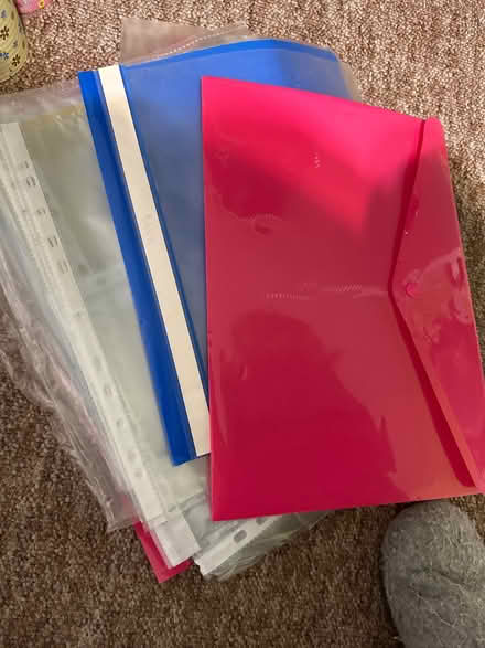 Photo of free Assorted plastic folders and pockets (Oldfield Park) #1