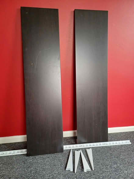 Photo of free Black wall shelves (Hemel hempstead) #1