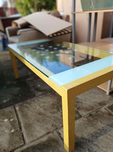 Photo of free Large glass topped coffee table (Cleveleys FY5) #1