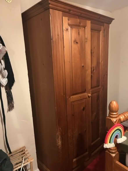 Photo of free Pine wardrobe (Seatonville NE25) #1