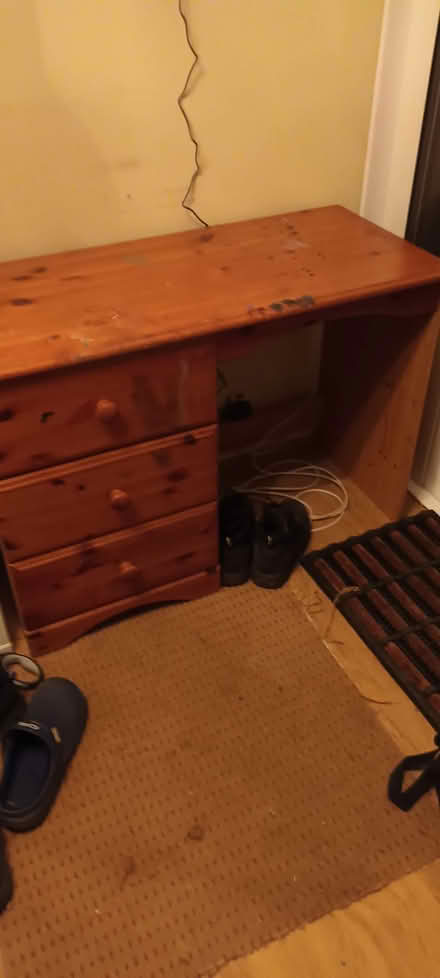 Photo of free Wooden desk for upcycling (Waltham Abbey EN9) #1
